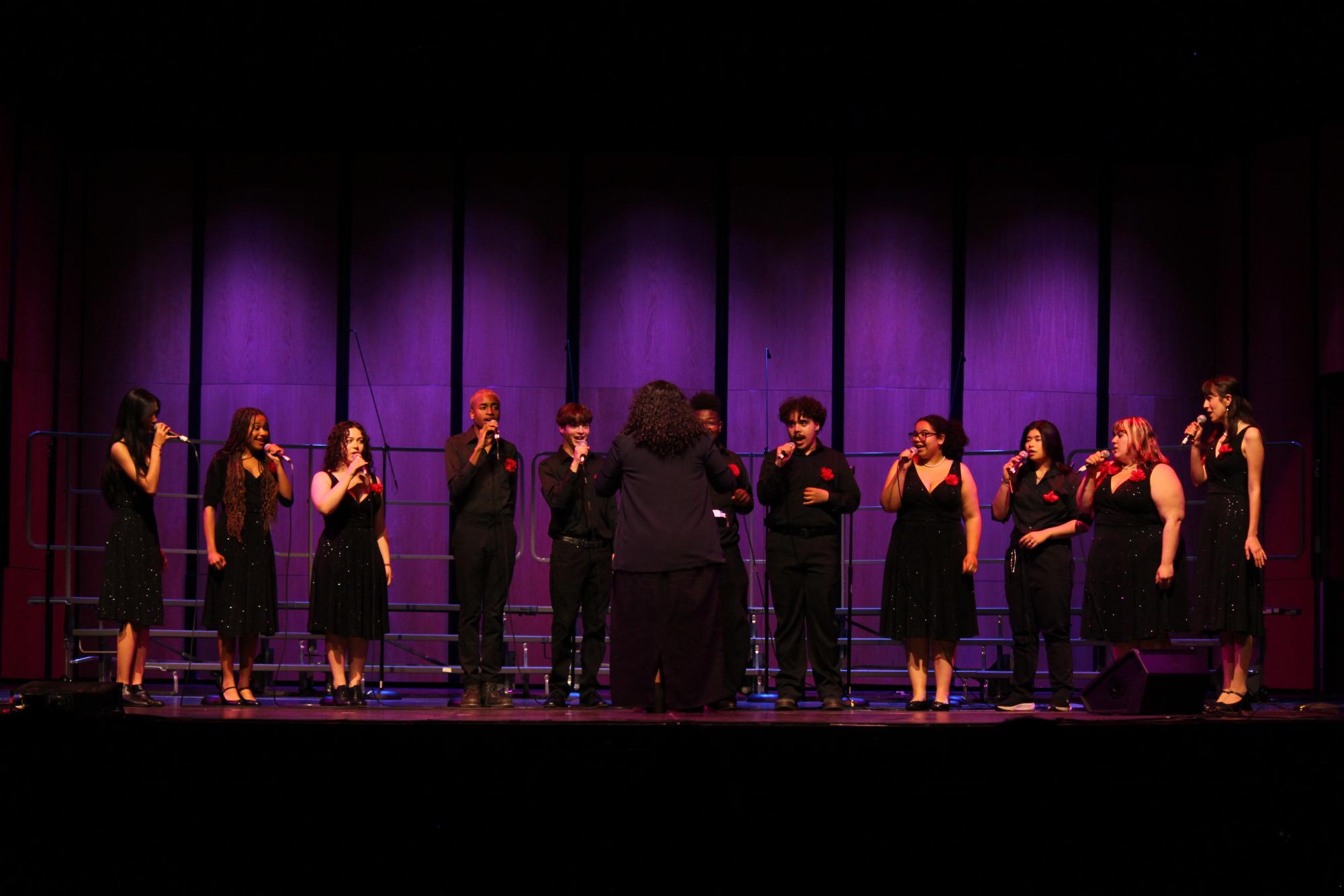 The Van Nuys High School Choir delivered diverse and heartfelt performances in their final shows of the year, featuring seniors and showcasing a range of musical talent.