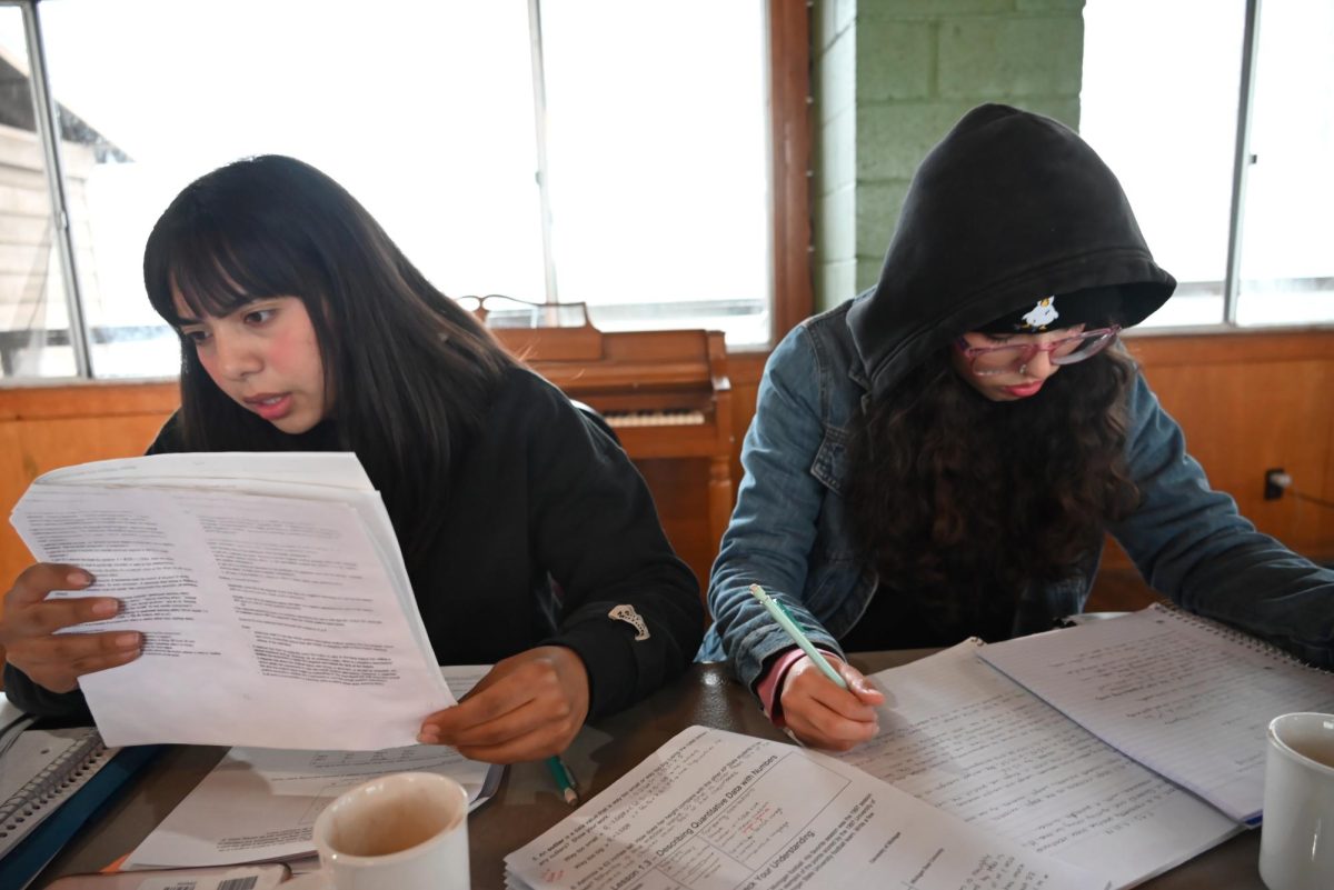 Students at a math camp in Frazier Park engage in lessons, practice exams and nature walks, enhancing their math skills amid the park's snowy beauty.