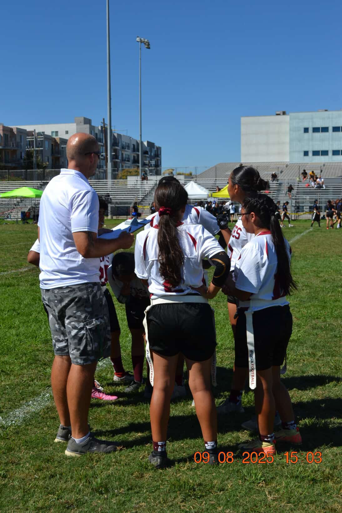 Van Nuys High’s William Cox is vying for the Los Angeles Chargers’ Coach of the Week award, recognizing his leadership and the dedication of his flag football team.