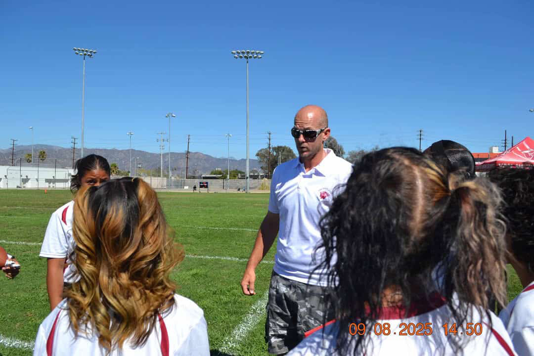 Van Nuys High’s William Cox is vying for the Los Angeles Chargers’ Coach of the Week award, recognizing his leadership and the dedication of his flag football team.