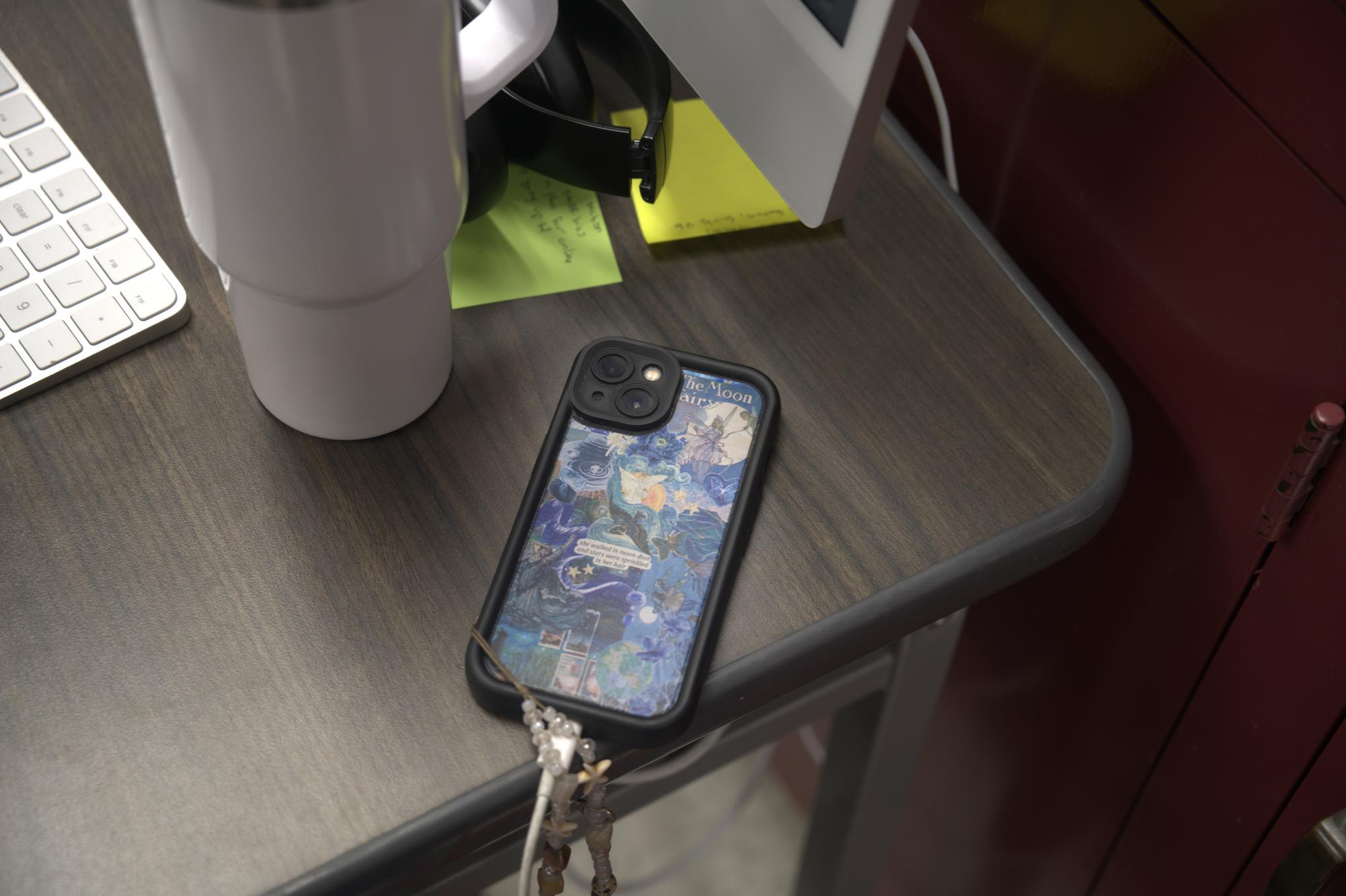 Students’ phone cases reveal their personalities, favorite brands and pop culture interests as they scroll, study or snap photos around campus.