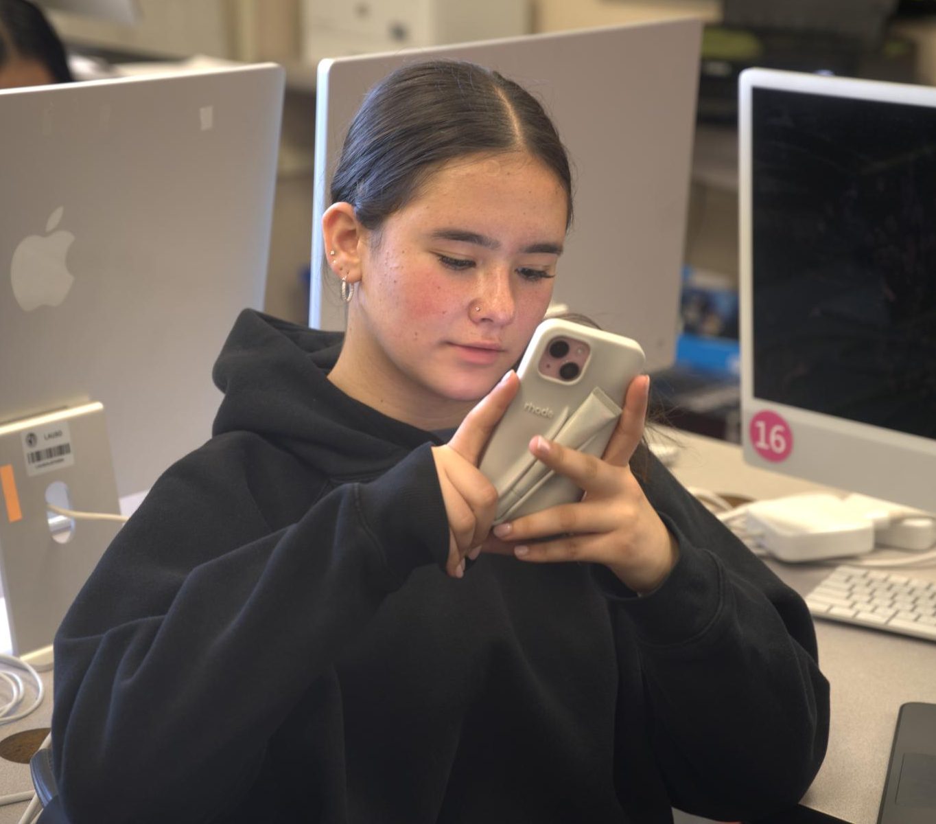 Students’ phone cases reveal their personalities, favorite brands and pop culture interests as they scroll, study or snap photos around campus.