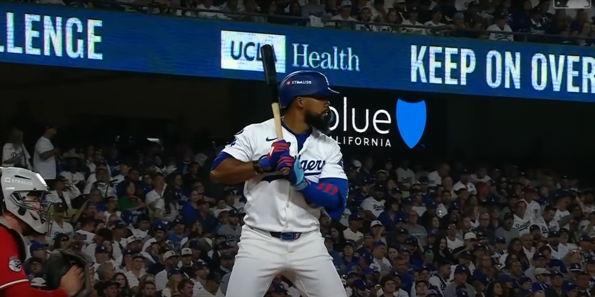 Batter Batter Swing  Hunter Green makes his postseason debut at the Los Angeles Dodgers vs. Cincinnati Reds wild card match. 