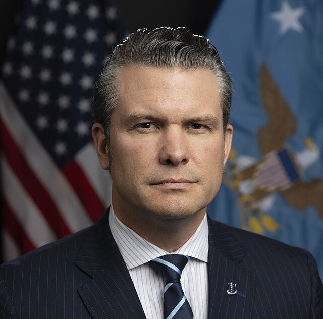 Discriminative Defense 29th Secretary of Defense Pete Hegseth Official Portrait