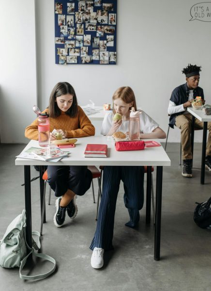 With a new schedule students at Van Nuys High School feel lunch should be lengthened to make up for longer continuous class time. Courtesy of | Pavel Danilyuk on Pexels