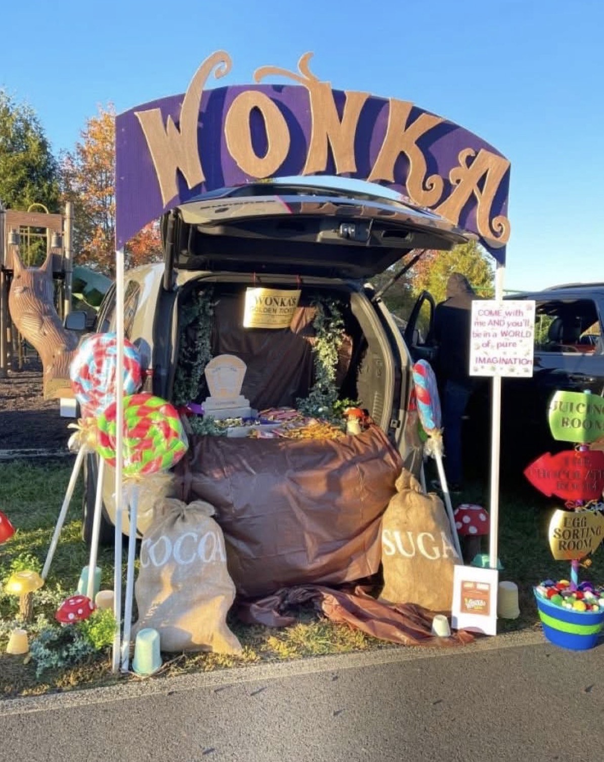 Fewer children roam neighborhoods on Halloween as families turn to safer, more convenient trunk-or-treat events in parking lots.