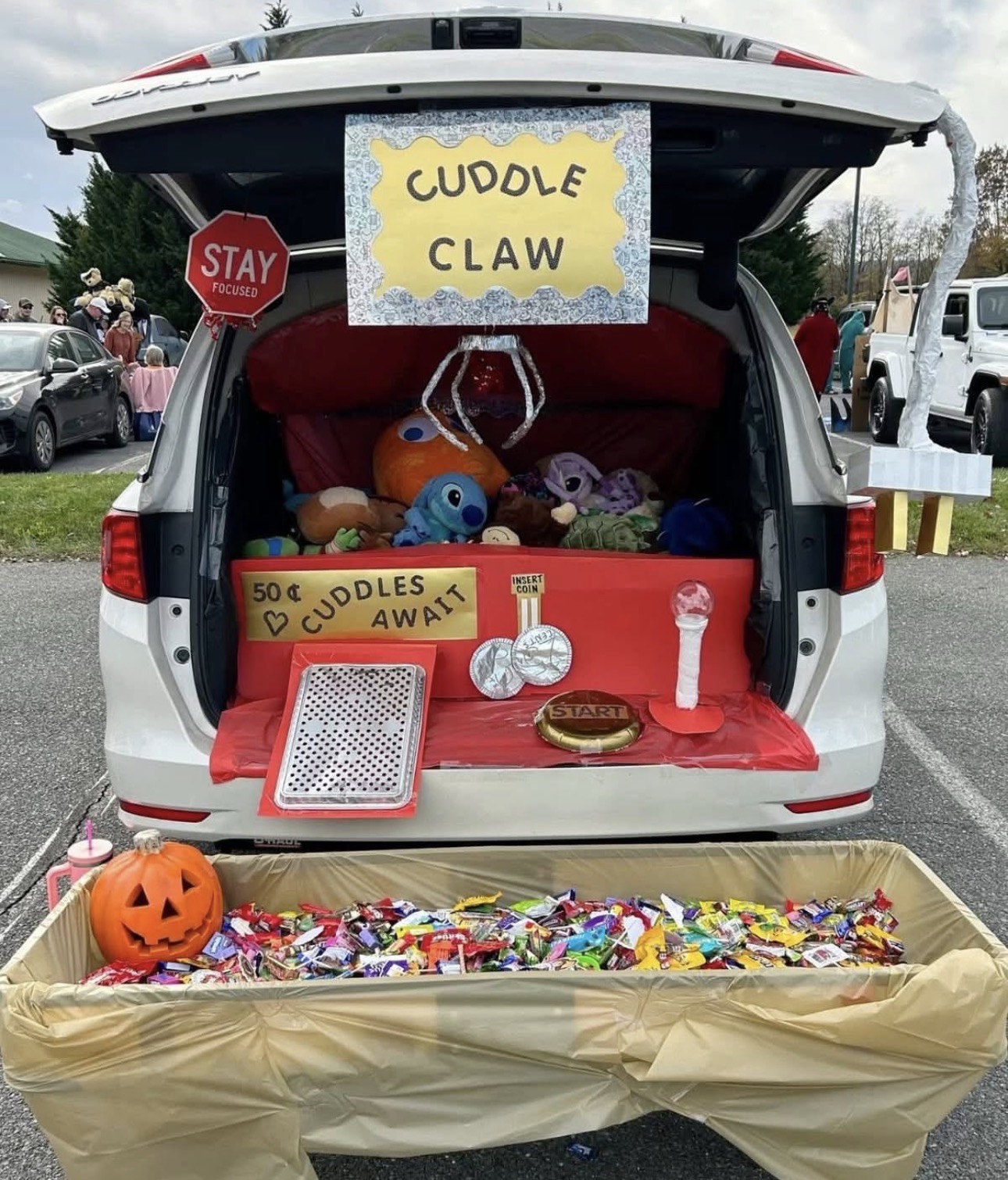 Fewer children roam neighborhoods on Halloween as families turn to safer, more convenient trunk-or-treat events in parking lots.