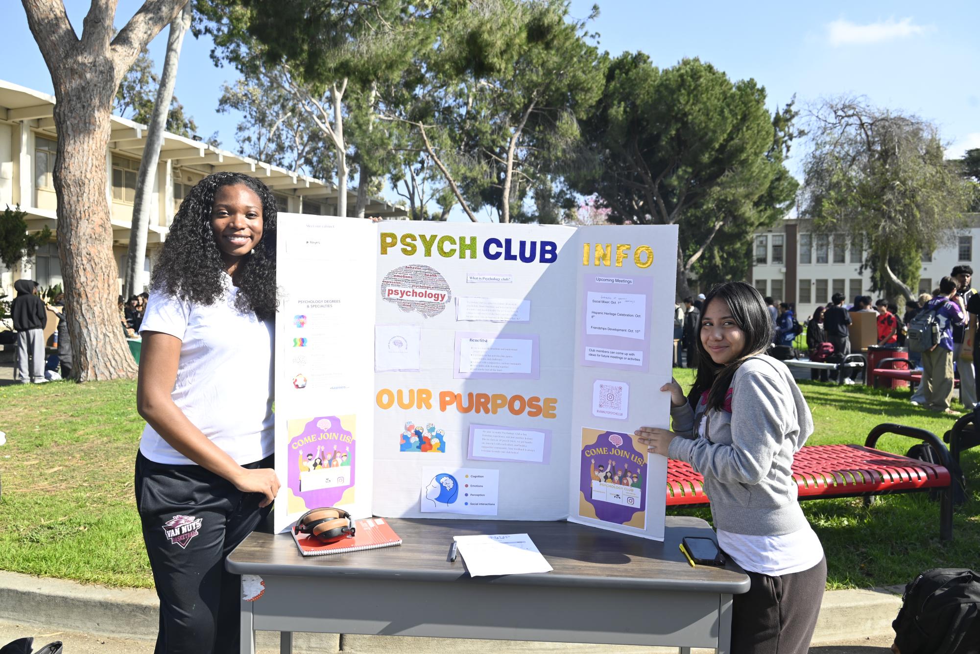 At Club Rush at Van Nuys High School on Jan. 23 the eye-catching booths drew students and teachers to various clubs. Groups shared goals and accomplishments, from fighting climate change to supporting to performing arts magnet. These moments show how clubs help students find their place and build community. View the following photo story to see some of the clubs that were present at the event.