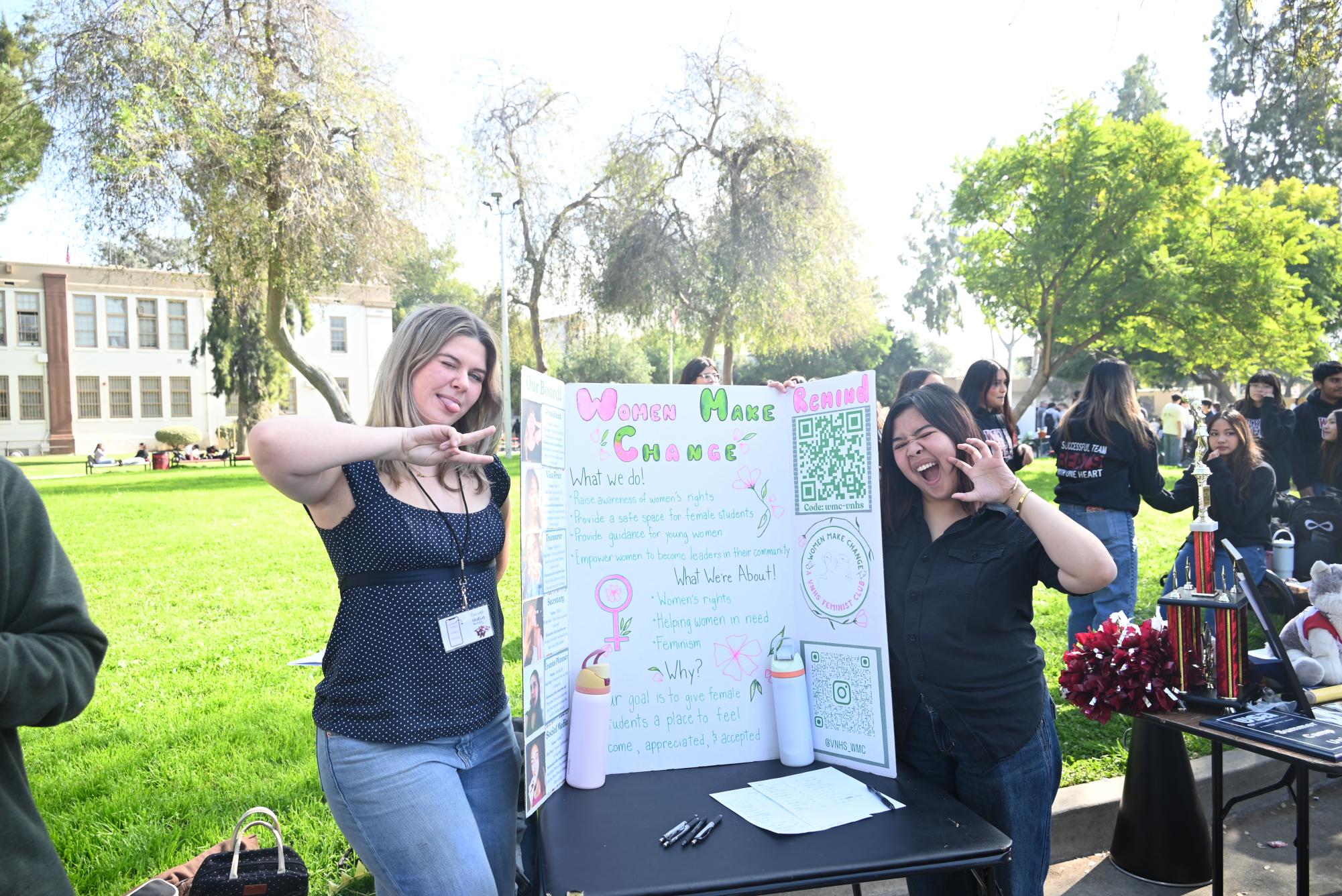 At Club Rush at Van Nuys High School on Jan. 23 the eye-catching booths drew students and teachers to various clubs. Groups shared goals and accomplishments, from fighting climate change to supporting to performing arts magnet. These moments show how clubs help students find their place and build community. View the following photo story to see some of the clubs that were present at the event.