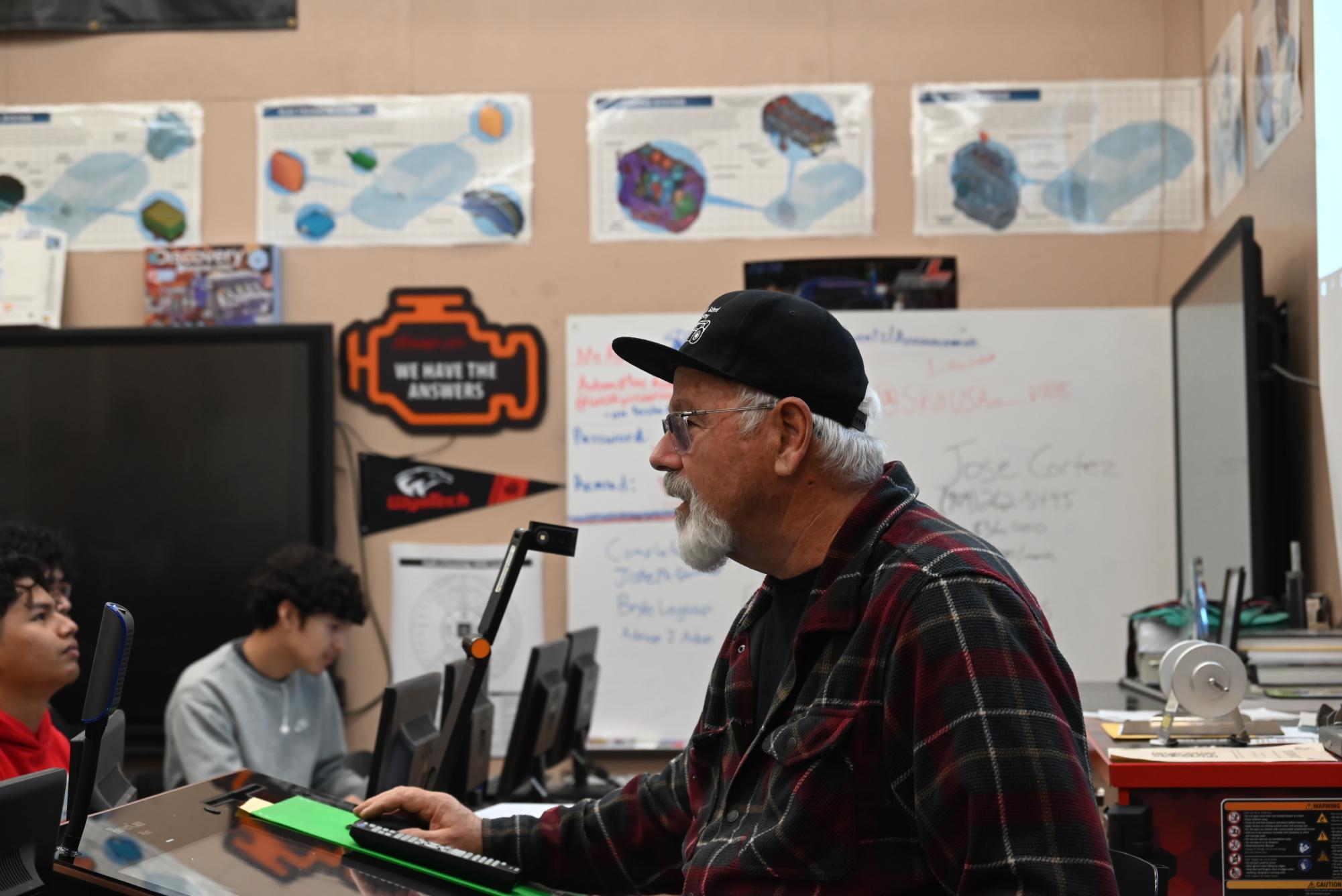 Van Nuys High School’s very own Mr. Joseph Agruso provides an inside look into his Period 3 auto shop class, and their daily routines. Either in his classroom, or his auto shop, he is able to transform basic teachings into long life lessons. Where he is able to provide a safe space for students to learn and strive in their automotive endeavors either independently or with his guidance.