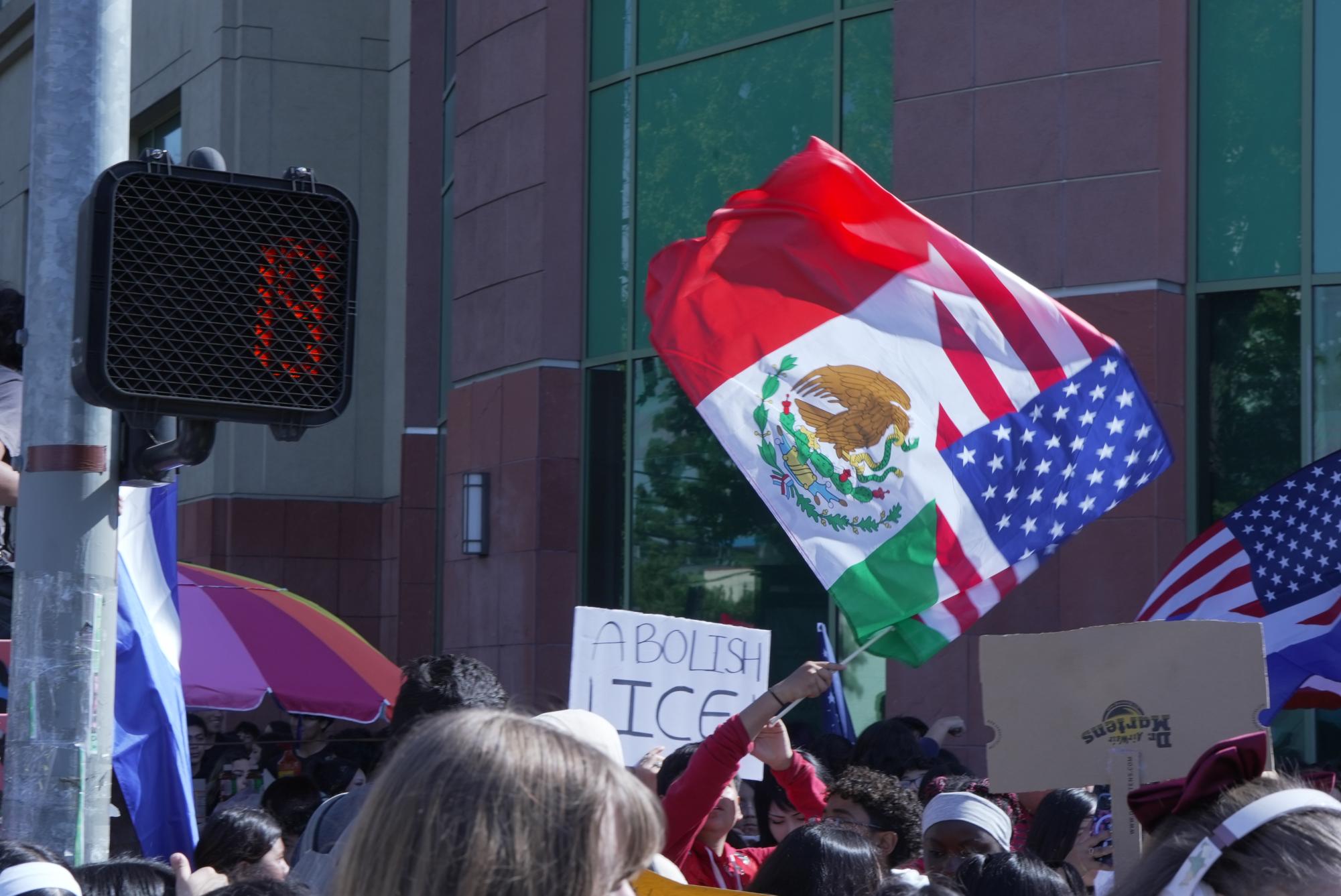 Hundreds of students converged at City Hall, voicing solidarity with immigrant families and condemning federal enforcement practices.