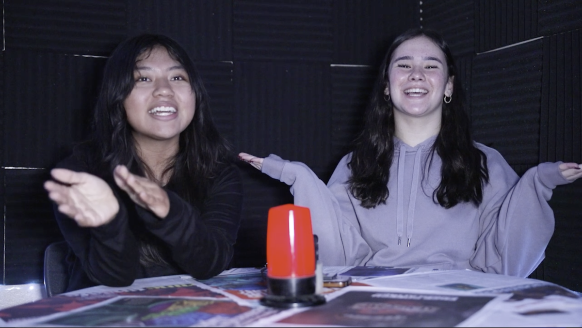  Brand New Faces  Freshman hosts Mia Levi and Sonia Vargas as they talk in their first episode of their new show, "Who Let the Wolves Out?"