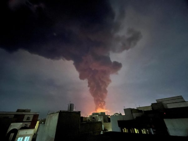 Smoke rises following an explosion, amid the U.S.-Israeli conflict with Iran, in Tehran, Iran, March 7, 2026. Picture taken with a mobile phone. Majid Asgaripour/WANA (West Asia News Agency) via REUTERS