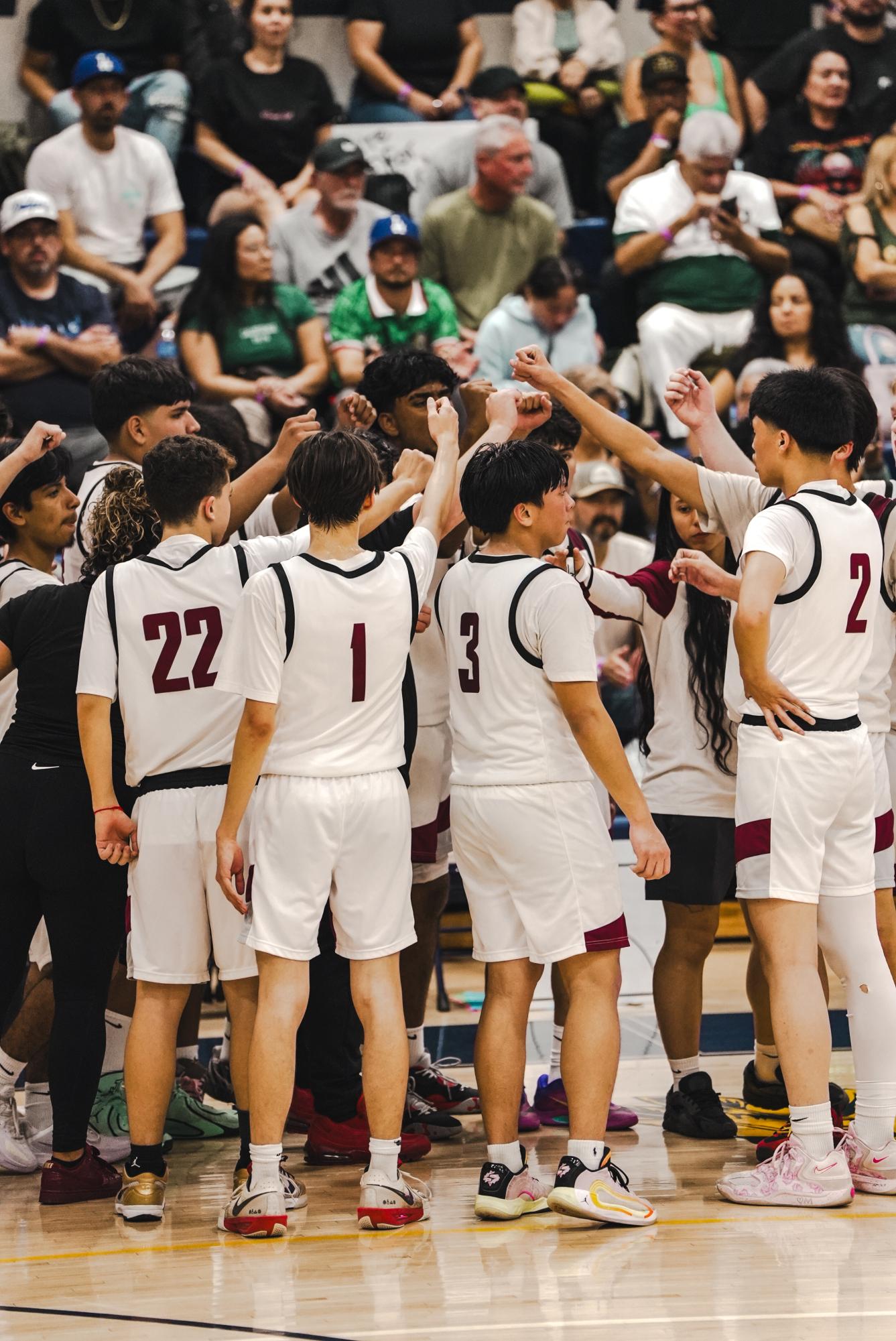 On Friday, February 27th, the boys varsity basketball squad took on the Canoga Park Hunters in the CIF Division 5 finals. 