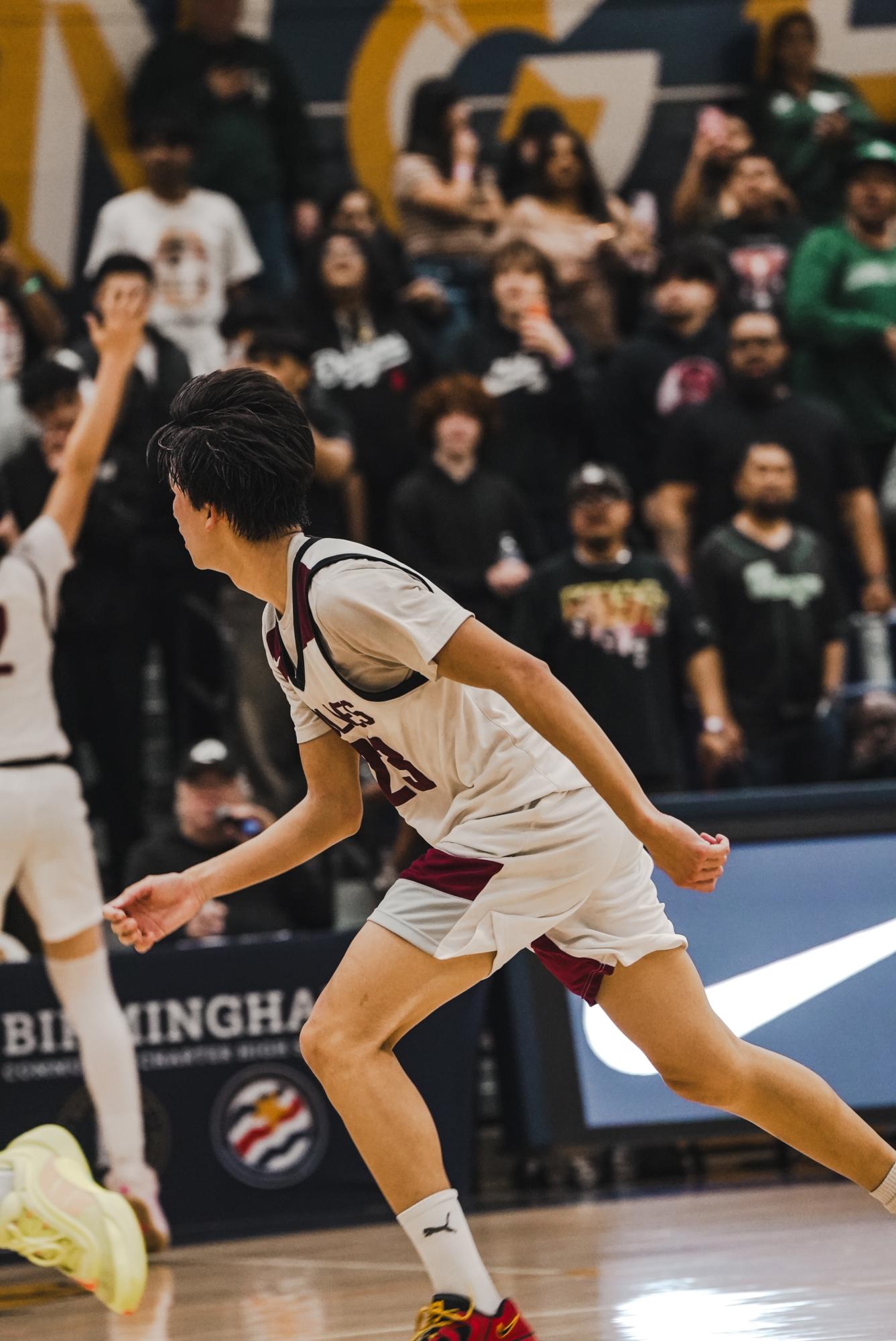 On Friday, February 27th, the boys varsity basketball squad took on the Canoga Park Hunters in the CIF Division 5 finals. 