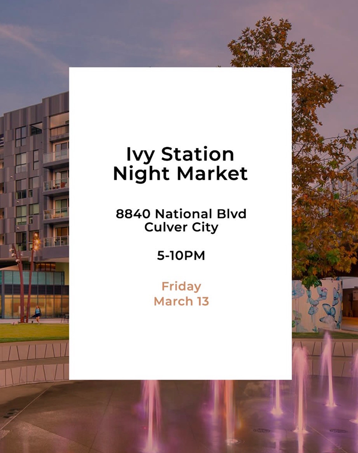 The Ivy Station night market where people go to eat, shop, and listen to live music. 
INSTAGRAM | @jumieceramics