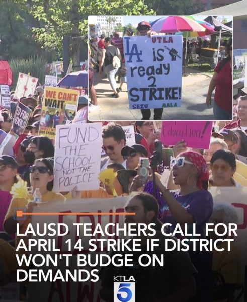 LAUSD teachers are calling for a strike on April 14,2026 if the district will not budge on their demands 
INSTAGRAM | @ktla5news