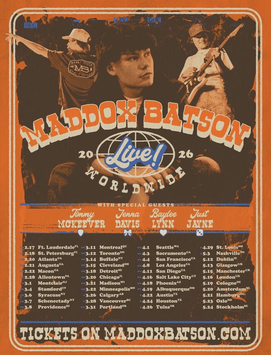 Teen star Maddox Batson's 2026 live worldwide tour dates and locations
INSTAGRAM | @maddoxbatson 
@bayleelynnmusic @justjayne @timmymckeevermusic