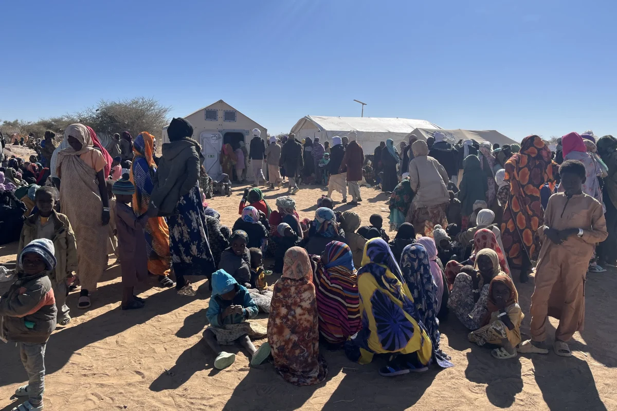 Refugees line up to register in Ouré Cassoni camp
CREDITS | Human Rights Watch. Interview: Investigating the Downfall of El Fasher, Sudan © 2026 by Human Rights Watch.
