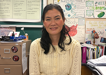 Ms.Shim is not just a teacher for AP Biology, she is also a teacher of honors biology 