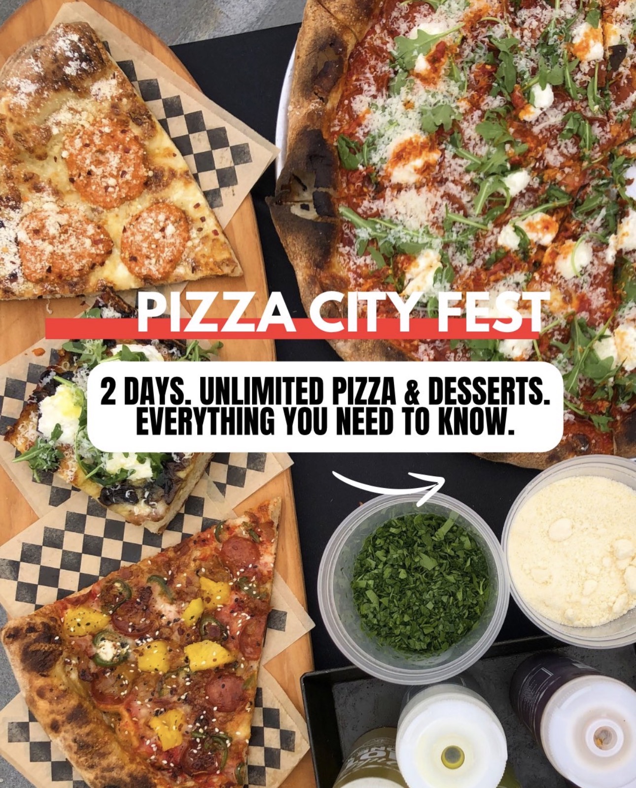 The "Pizza City Fest" is a two day event with unlimited pizza, desserts, and more. Happening April 25 and April 26
INSTAGRAM | @ laliveoffical 
@ riipizzeria  @pizzacityfest  @escospizzala   @eatwhateveryouwant