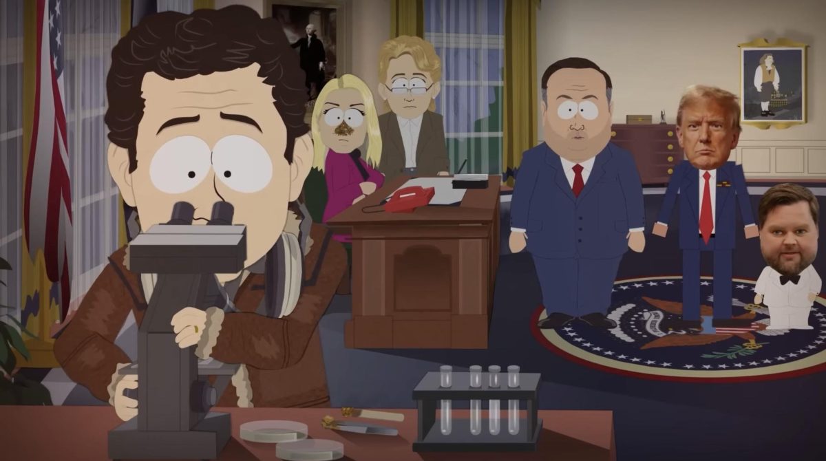  BACK IN THE FRAY  After keeping their trademark style on a leash for a few seasons, Season 28 of South Park is full of bite. Between industry giants, corrupt billionaires and even the presidential administration, nobody is safe from being called out.